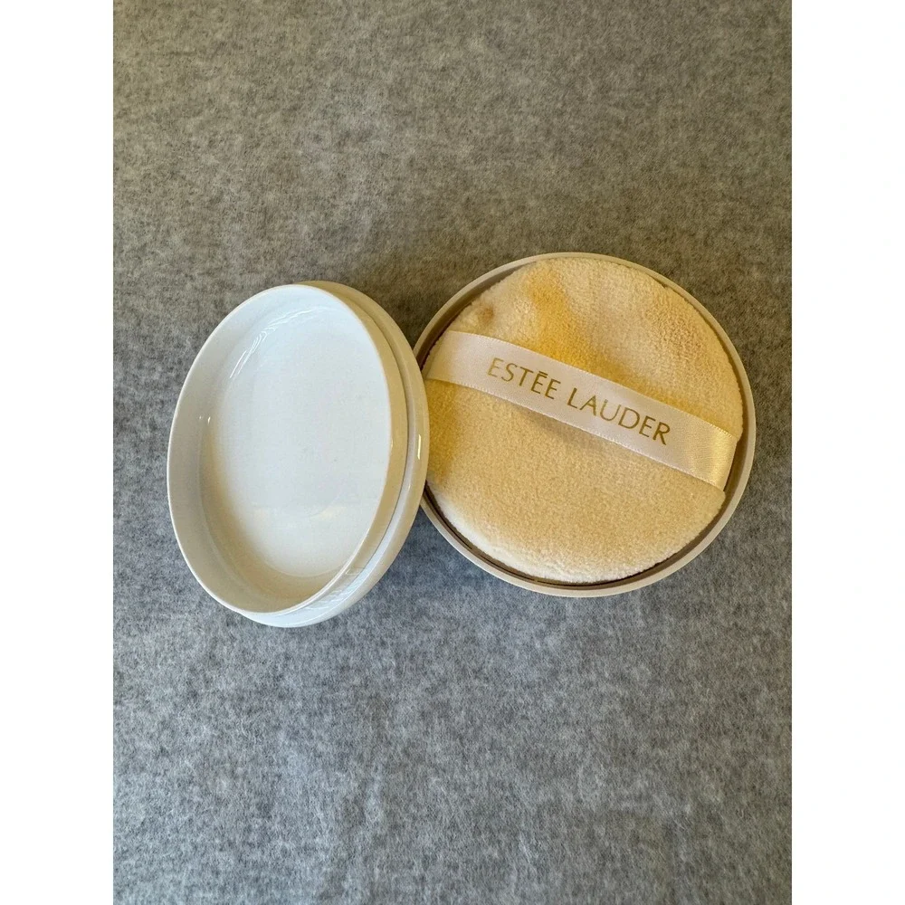Vintage Estee Lauder Perfume Youth-Dew Dusting Powder Unsealed Puff & Powder